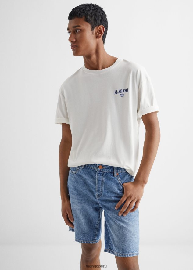 pantalones cortos de mezclilla de algodón azul medio Mango Niños ropa TJF0T5656