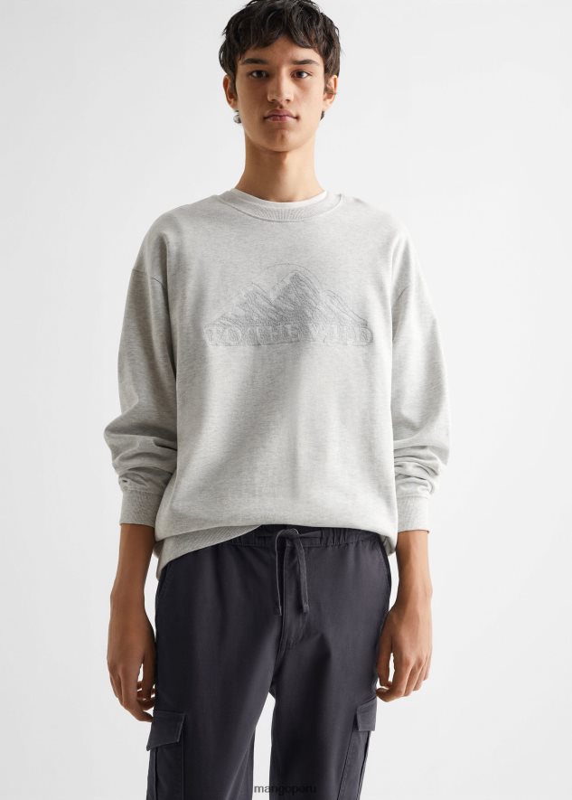 pantalones cargo con bolsillo carbón Mango Niños ropa TJF0T5677