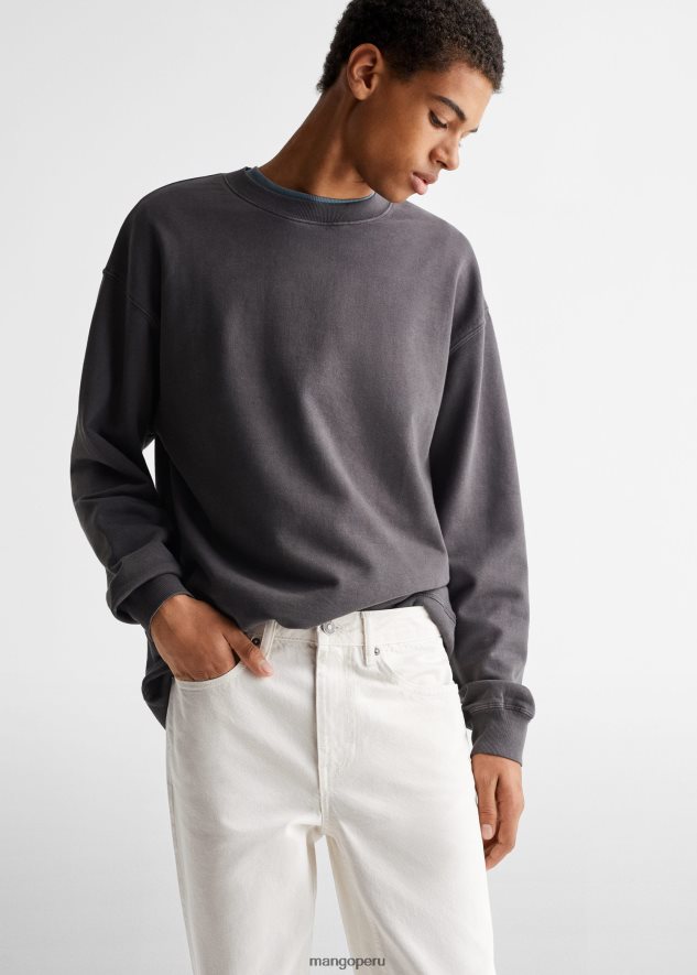 pantalones regular fit de algodón blanquecino Mango Niños ropa TJF0T5662