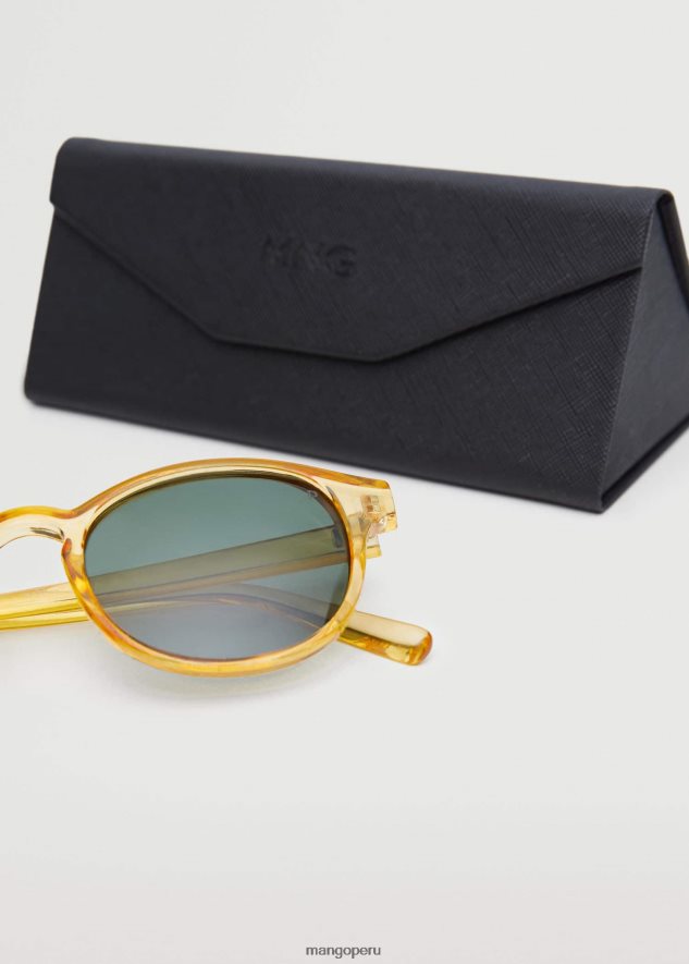 gafas de sol polarizadas ocre Mango hombres accesorios TJF0T4828