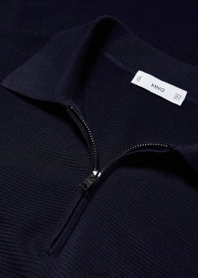 polo estructurado de punto fino Armada Mango hombres ropa TJF0T3821