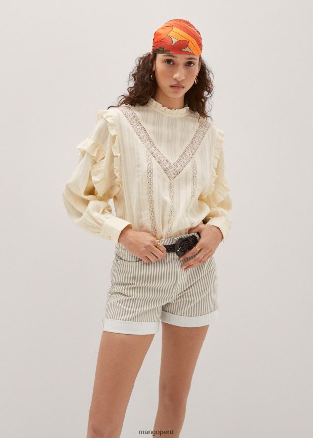 shorts de mezclilla mom fit arena Mango mujer ropa TJF0T2096