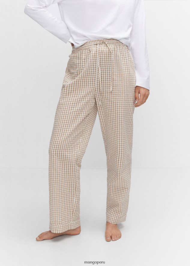 pijamas largos estampados arena Mango mujer ropa TJF0T2358