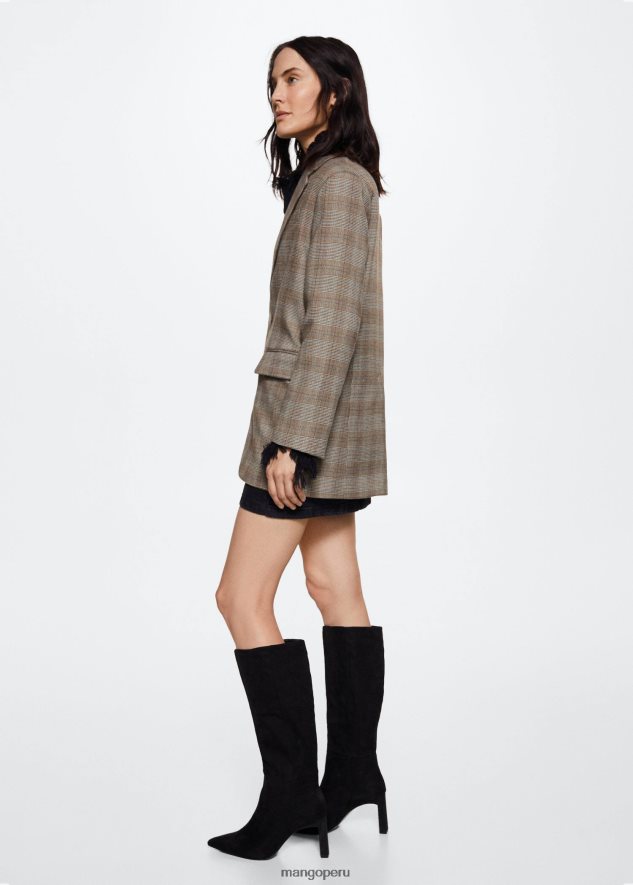 botas de tacón alto negro Mango mujer calzado TJF0T2571