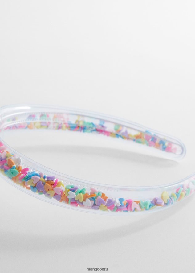 diadema con corazones transparentes rosa Mango chicas accesorios TJF0T6859