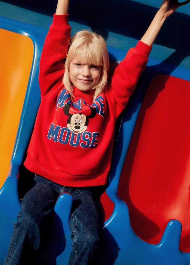 sudadera minnie rojo Mango chicas ropa TJF0T6254